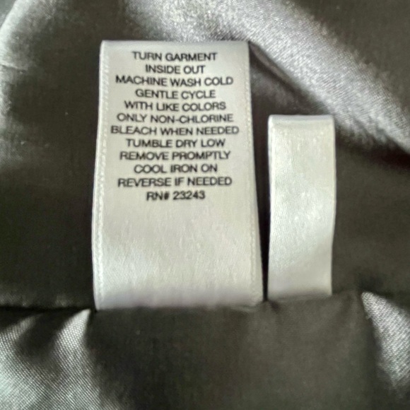 New York and Company NY&C Sleeveless V-neck Grey Lined Back Zipper Dress Size 6 - Picture 8 of 16